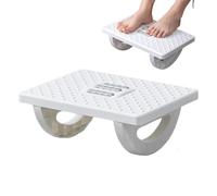 Reposapiés ergonómico, reposapiés debajo del escritorio, reposapiés de espuma suave, masajeador de pies agitable, reposapiés de oficina resistente, taburete antideslizante, reposapiés inclinable para