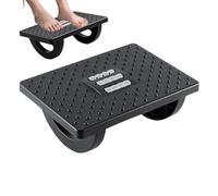 Reposapiés ergonómico, reposapiés debajo del escritorio, reposapiés de espuma suave, masajeador de pies agitable, reposapiés de oficina resistente, taburete antideslizante, reposapiés inclinable para