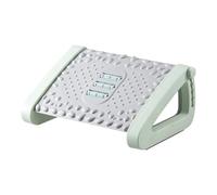 Reposapiés ergonómico Taburete portátil for reposapiés debajo del escritorio for descansar los pies for el trabajo en la oficina casa for con rodillos de masaje Reposapiés bajo escritorio(Green)