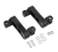 Reposapiés Estriberas Ajustables Para Pasajeros De Carretera Con Soporte Abrazadera Pie Montaje Macho