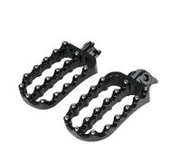 Reposapiés Extendidos Motocicleta Apoyapiés para 390 para Adventure para ADV 2020-2022 Apoyapiés Agrandados Aluminio CNC Reposapiés Delanteros(Negro)