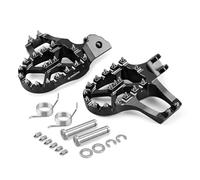 Reposapiés extensores bicicleta eléctrica, clavijas para Surron light bee XS L1E Segway X160 X260 2017-2024(Black)