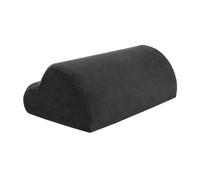 Reposapiés for Debajo Del Escritorio, Taburete Ergonómico de Esponja de Alta Densidad, Reposapiés Debajo Del Escritorio con Funda Lavable, for Uso En la Oficina En El Hogar (Color : Black B, Size :
