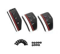 Reposapiés Freno Coche Pedales Manuales Para Coche 3 O 2 Unidades De Aleación Aluminio Resistentes Al Desgaste Para Embrague Freno Acelerador(BK-B)