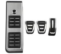 Reposapiés Freno Gas Coche Cubierta Pedal Acero Inoxidable Accesorios Para A4 B9 A5 F5 2016-2023 LHD Sedán Avant Sport(MT with rest)