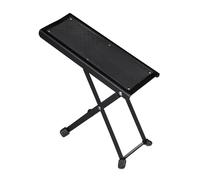 Relaxdays Reposapiés ajustable para guitarrista negro
