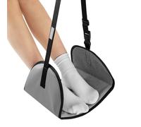 Reposapiés Hamaca Para Avión,Longitud Ajustable Pies Viaje - Soporte Oscilante Para Piernas Bajo Escritorio | Imprescindible Para Oficina En Casa Tren Trabajo Y Pausa