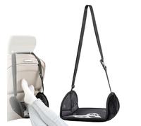 Reposapiés, Hamaca para los pies, Hamaca para Asiento de coche, Reposapiés Ajustable para Colgador de Aviones Hacer Viajes de Larga Distancia Fácil y Cómodo