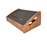 Reposapiés Inclinable de Madera, Bajo para El Taburete Del Pie Del Escritorio, Taburete Inclinado Antideslizante Del Paso para El Uso Casero y de la Oficina, Taburete Ergonómico Portátil de la Ayuda d