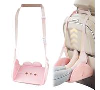 Reposapiés Infantil para Coche - Soporte Ajustable | Soporte De Pies Infantil Para Asiento Trasero,Para Niños Pequeños Pasajeros Ancianos Viajes Largos Por Carretera Confort