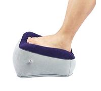 Reposapiés Inflable, Cómodo y Portátil Almohada de Pies para Oficina, Hogar y Viaje, Soporte Ajustable para Relajación y Comodidad en Avión, Trabajo o Descanso