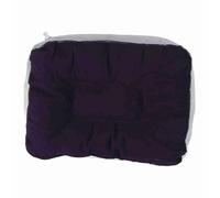 Reposapiés Inflable para Viajes, Reposapiés Inflable Flocado, Cojín Reclinable con Bomba de Aire para Viajar a Casa (gris azul)