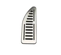 Reposapiés Juego Para Ford Para Focus Para Fiesta Para Mondeo Escape S-Max C-Max Reposapiés Pedales Placa Cubierta Almohadillas De Pedal Manual Pedal Tapones(Silver)