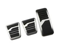 Reposapiés Juego Para Mitsubishi Para Eclipse Para Cross Para Pajero ES Cubierta De Pedal Acero Inoxidable Para Automóvil Pedales AT MT Manual Pedal Tapones(MT)