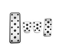 Reposapiés Juego Para Subaru XV Para Forester Para Outback Para Impreza Para Legacy 2006-2018 Freno Y Embrague Con Alfombrilla Manual Pedal Tapones(MT 4pcs Silver)