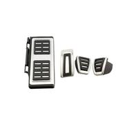 Reposapiés Juego Para VW Para GOLF 7 MK7 Para Octavia Para A7 LHD Coche Pedal Acelerador Acero Inoxidable Reposapiés Freno Cubierta Manual Pedal Tapones(4 Pieces MT Style)
