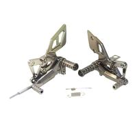 Reposapiés Juego Trasero Ajustable De Reposapiés Para Yamaha YZF R3 R25 2014-2017(Gray)