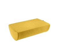 Leitz Reposapies de Oficina Ajustable para Piernas y Rodillas, Alivia el Dolor de Hombros y Espalda, Fabricado con Espuma y Funda de Tela, Gama Ergo Cosy, Amarillo Cálido, 53710019