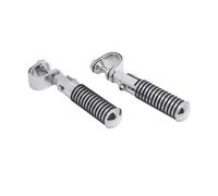 Reposapiés Moto Clavija 22mm-38mm Motocicleta Clavijas De Carretera Barra Choque Abrazadera Montaje Protector Motor Pie Reposapiés Para Para Sportster XL Para Softail