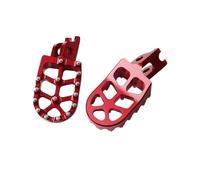Reposapiés Moto Compatible Con CRF450R 2002-2023 Para CRF450RX 2017-2019 Para CRF250R 2004-2023 Reposapiés Motocicleta Piezas Modificadas(Red)