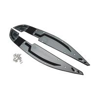 Reposapiés Moto De Aluminio CNC Para PCX125 PCX160 2021 2022 Set Plataforma Izquierda Derecha Superficie Mate Duradero(Gray)