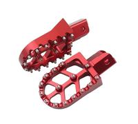 Reposapiés moto Estribera CNC Para CRF70 CRF110 XR50 XR70 XR110 Apollo 110 Coleman CT200U KAYO SSR M2R(Red)