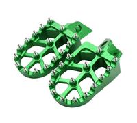 Reposapiés moto Estriberas CNC Para Motocicleta Para Kawasaki KX65 KX80 KX85 KX100 KX112 1998-2023 RM65 RM100 2003-2005(For Green)