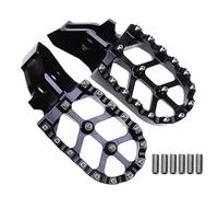 Reposapies Moto Estriberas Compatible con sur-ron Surron Sur Ron Ultrabee Bee todoterreno bicicleta motocicleta CNC clavijas de pie Pedal soporte de adaptación de montaje(Black)