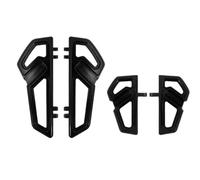 Reposapiés moto Estriberas Delanteras Y Traseras Para Motocicleta Touring Road King Glide FLTR Softail(Footboard Set C)