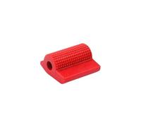 Reposapies Moto Estriberas Palanca de cambios Universal para motocicleta, cubierta de goma para Pedal, antideslizante, accesorios de Gel para dedos del pie, 1/2 Uds.(1pcs Red)