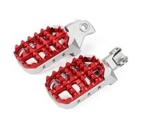 Reposapiés moto Estriberas Para KOVE 450 Rally 2023 2024, Accesorios Para Motociclistas(Red Silver)