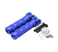 Reposapiés moto Estriberas Para Pedales Motocicleta Para Kawasaki Para Suzuki CB50 CB125R CB250R CB300R CB600F CB900F CB1100RS(Azul)