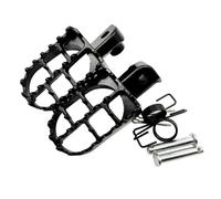 Reposapies Moto Estriberas Pedales De Clavijas Para Yamaha TW200 PW50 PW80 Pit Dirt Bike SSR SDG Juego Reposapiés(Black)