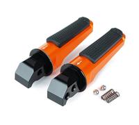 Reposapies Moto Estriberas Traseras Compatibles Con Honda CB600F, Hornet, CB1000R, CBR600F, CBR600RR, CBR900RR, CBR1000RR, Fireblade. Reposapiés de(Orange)