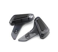 Reposapiés moto Estribo Trasero Para Pasajero Motocicleta Para Vespa Sprint Primavera 50 125 150(Negro)