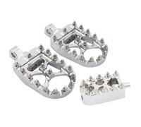 Reposapies Moto Motorcycle Foot Pegs Wide Fat Footrests Pedals With/Shifter Pegs Fit For Harley Sportster XL 883 1200 Dyna Street Bob Bobber Reposapiés de(Champagne)