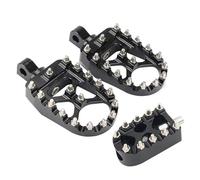 Reposapies Moto Motorcycle Foot Pegs Wide Fat Footrests Pedals With/Shifter Pegs Fit For Harley Sportster XL 883 1200 Dyna Street Bob Bobber Reposapiés de(Ivory)