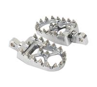 Reposapies Moto Motorcycle Foot Pegs Wide Fat Footrests Pedals With/Shifter Pegs Fit For Harley Sportster XL 883 1200 Dyna Street Bob Bobber Reposapiés de(Dark Grey)