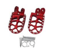 Reposapiés Moto para Africa Twin para XRV 650 para XRV 750 para XRV650 para XRV750 Accesorios Motocicleta Reposapiés Estriberas Pedal Apoyo Piezas Motocicleta Estriberas Pasajero(Red)