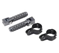 Reposapies Moto Para BMW K1600GT K1600GTL K1600 K 1600 GT GTL 1600GT 1600GTL Abrazadera Estriberas Plegables(Gray)