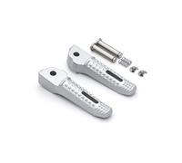 Reposapiés Moto Para BMW Para S1000RR Para S1000R Para S1000 RR Para RS 1000 Para R 2009-2017 Kit Soporte Pedal Reposapiés Trasero Motocicleta(Silver Pedal)