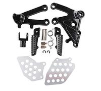 Reposapies Moto para CBR 600RR 600 RR 2003 2004 2005 2006 Motocicleta Delantero Conductor Reposapiés Pie Clavijas Reposapiés para Moto (Color : Negro)