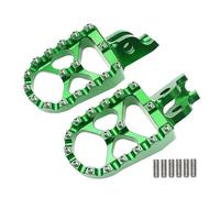 Reposapiés Moto para CRF 150R 250R 450R CR 125 250 150R CR250R 250 450 X RX LM 2002-2023 Accesorios Duraderos para Motocicleta Pedales Clavijas Estriberas Pasajero(Green)