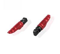 Reposapiés Moto para CVO Street Glide FLHXSE 2 3 Cross Bones FLSTSB,Estriberas Piezas De Mejora para Motocicleta Accesorios Modificados,Red