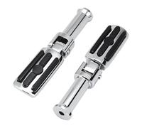 Reposapiés Moto Para Softail Fat Boy 114 Para Breakout Low Rider S Para Street Bob 2018-2024 Kit Montaje Estriberas Traseras Para Pasajero Reposapiés Motocicleta(01 Style Footpeg Set)