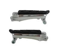 Reposapiés Moto para The Phantom Storm Front Eye CB190R Motocicleta Estribos Delanteros Reposapiés Pedales Negros Estriberas Moto