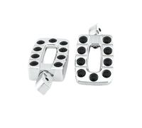 Reposapies Moto para YZF R6 para YZF-R6 para YZF R6 1998-2002 para FZR1000 para FZR 1000 1989-1996 1 Par Clavijas Pie Motocicleta Reemplaza Los Reposapiés Estriberas Pedales(Front Silver)