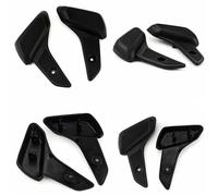 Reposapiés moto Pedales De Plástico Para El Estribo Trasero Del Pasajero La Motocicleta Para Vespa Sprint Primavera 50 125 150(Matte Black)