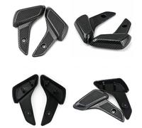 Reposapiés moto Pedales De Plástico Para El Estribo Trasero Del Pasajero La Motocicleta Para Vespa Sprint Primavera 50 125 150(Carbon)