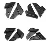 Reposapiés moto Pedales Plástico Para El Estribo Trasero Del Pasajero La Motocicleta Para Vespa LX LXV S LT(Gloss Black)